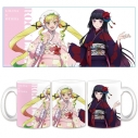 【グッズ-マグカップ】ロックは淑女の嗜みでして マグカップ りりさ&音羽 振袖ver.【描き下ろし】の画像