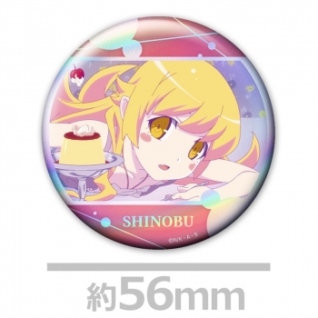 グッズ-バッチ】<物語>シリーズ ホログラム缶バッジ2個セット 忍野忍 