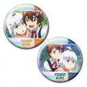 【グッズ-バッチ】終末ツーリング ホログラム缶バッジ2個セット ヨーコ&アイリの画像