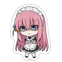 【グッズ-ステッカー】アニメ「ぼっち・ざ・ろっく!」 ダイカットステッカー 後藤ひとり メイド服ver.の画像