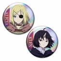 【グッズ-バッチ】TVアニメ「クレバテス-魔獣の王と赤子と屍の勇者-」 ホログラム缶バッジ2個セット アリシア&クレンの画像