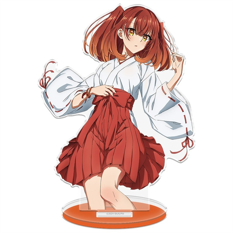 [Goodies - Stand Pop] TV anime “I Want to Eat Me, No Man” acrylic character stand company Miko Shrine Maiden costume ver.