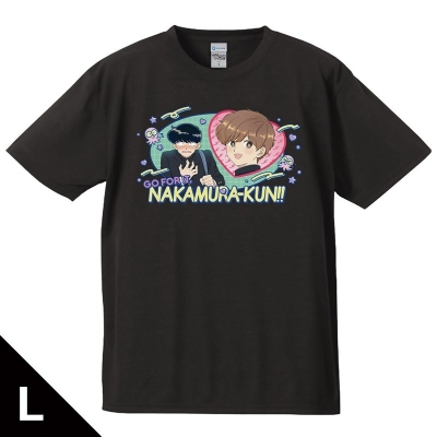 【グッズ-Tシャツ】TVアニメーション『ガンバレ!中村くん!!』 Tシャツ 中村男久斗&広瀬愛貴 BLACKver. Lサイズ