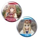 【グッズ-バッチ】TVアニメ『盾の勇者の成り上がり Season 4』 メタリック缶バッジ2個セット ラフタリア&フィーロの画像