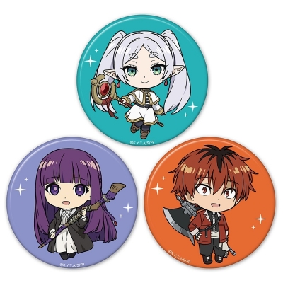 【グッズ-バッチ】葬送のフリーレン 缶バッジ3個セット フリーレン&フェルン&シュタルク