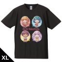 【グッズ-Tシャツ】幼馴染とはラブコメにならない Tシャツ 汐&灯&るな&春 デフォルメver. XLサイズの画像
