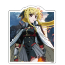 【グッズ-ステッカー】魔法少女リリカルなのは EXCEEDS Gun Blaze Vengeance ダイカットステッカー フェイトの画像