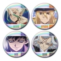 【グッズ-バッチ】Dr.STONE ホログラム缶バッジ4個セット 千空&龍水&ゲン&ゼノの画像