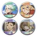 【グッズ-バッチ】Dr.STONE ホログラム缶バッジ4個セット 千空&龍水&ゲン&スタンリーの画像