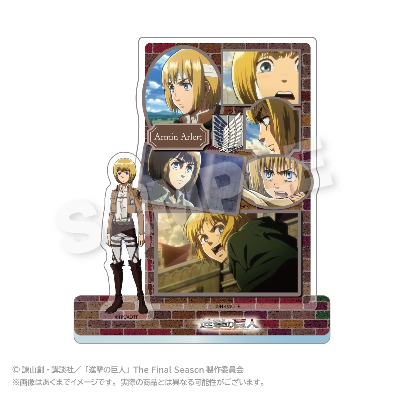 [Good-Stand Pop] Attack on Titan Memories Acrylic Mascot Armin Arlert
