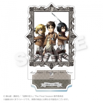 グッズ-スタンドポップ】進撃の巨人 額縁アクリルスタンド エレン 
