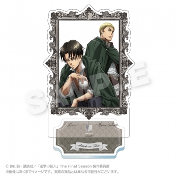 グッズ-スタンドポップ】進撃の巨人 額縁アクリルスタンド リヴァイ 