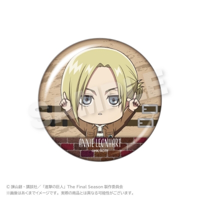 【グッズ-バッチ】進撃の巨人 ぽいんつ缶バッジ アニ・レオンハート