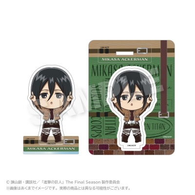 【グッズ-スタンドポップ】進撃の巨人 ぽいんつアクリルマスコット ミカサ・アッカーマン