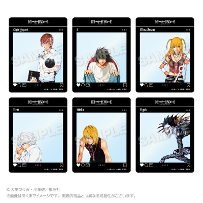 【グッズ-カード】DEATH NOTE トレーディングSNS風クリアカード2