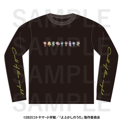【グッズ-Tシャツ】TVアニメ『よふかしのうた Season2』×スズキハルカ ロングTシャツ【Lサイズ】