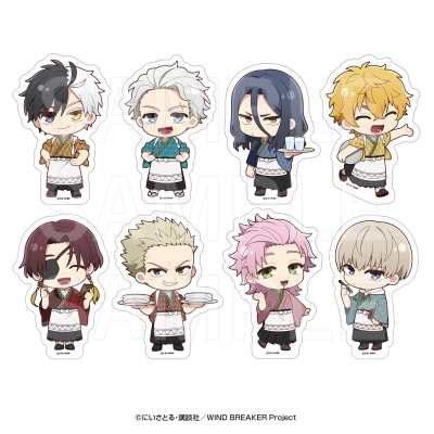 【グッズ-ステッカー】TVアニメ「WIND BREAKER」 in E-DINER ダイカットステッカーセット(8枚入り)