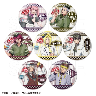 【グッズ-バッチ】アニメ「マッシュル-MASHLE-」 PUMP UP DINER 3 トレーディング缶バッジ