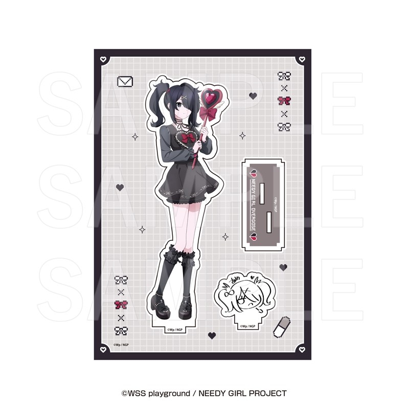 【グッズ-スタンドポップ】アニメ『NEEDY GIRL OVERDOSE』 Magia Charm×NEEDY GIRL OVERDOSE アクリルスタンド あめちゃん