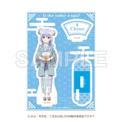 【グッズ-スタンドポップ】ご注文はうさぎですか? BLOOM ご注文はお湯どころですか?~ぽかぽか湯けむりたいむ~ アクリルスタンド チノ