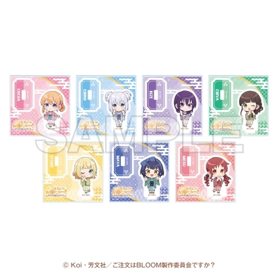 【グッズ-スタンドポップ】ご注文はうさぎですか? BLOOM ご注文はお湯どころですか?~ぽかぽか湯けむりたいむ~ トレーディングミニキャラアクリルスタンド