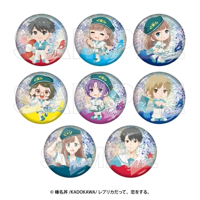 【グッズ-バッチ】TVアニメ「レプリカだって、恋をする。」 トレーディングホロ缶バッジ