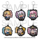 【グッズ-キーホルダー】『ヘブンバーンズレッド』 ヘブンバーンズレッド Art by 大川ぶくぶ トレーディングブラックアクリルキーホルダーの画像