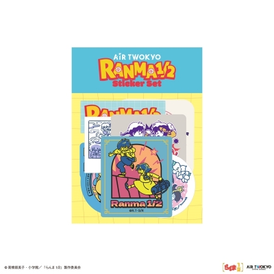 【グッズ-ステッカー】TVアニメ「らんま1/2」 第2弾 ポップイラストステッカーセット