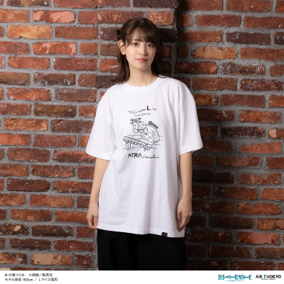 【グッズ-Tシャツ】DEATH NOTE 第1弾 シーンイラストTシャツ 5(ニア)ホワイトM