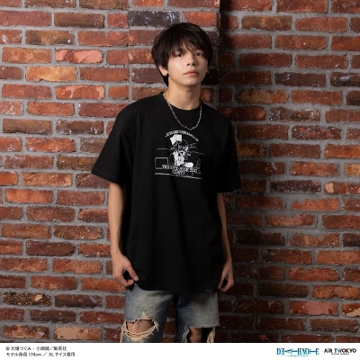 【グッズ-Tシャツ】DEATH NOTE 第1弾 シーンイラストTシャツ 6(メロ)ブラックM