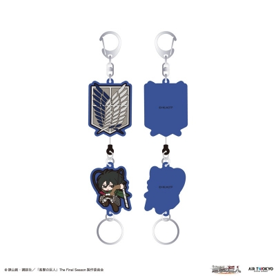 【グッズ-キーホルダー】進撃の巨人 TVアニメ『進撃の巨人』 第11弾 リールキーホルダー(ミカサ)