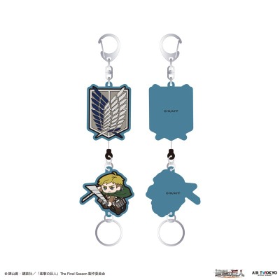 【グッズ-キーホルダー】進撃の巨人 TVアニメ『進撃の巨人』 第11弾 リールキーホルダー(エルヴィン)