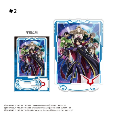 【グッズ-食品】コードギアス ポスターアートアクリルスタンド
