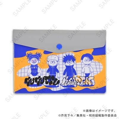 【グッズ-ポーチ】呪術廻戦 nhutoons エンベロープケースB(虎杖・伏黒・乙骨・脹相)