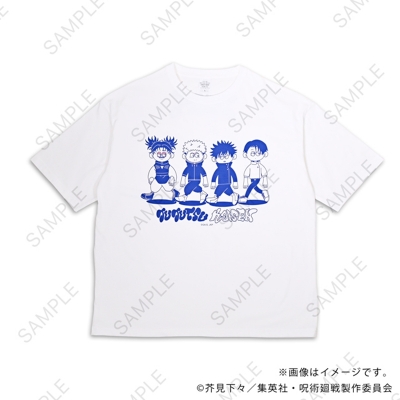 【グッズ-Tシャツ】呪術廻戦 nhutoons ビッグTシャツB(虎杖・伏黒・乙骨・脹相)