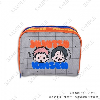 【グッズ-ポーチ】呪術廻戦 ビィズニィズ ボックスポーチA(虎杖・伏黒・乙骨・脹相)