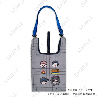 【グッズ-バッグ】呪術廻戦 ビィズニィズ ショルダー付ミニエコバッグA(虎杖・伏黒・乙骨・脹相)