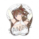 【グッズ-マウスパッド】閃乱カグラ 描き下ろしおっぱいマウスパッド 鴇 ウェディング ver.の画像