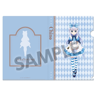 【グッズ-クリアファイル】ご注文はうさぎですか? BLOOM 描き下ろしクリアファイル チノ