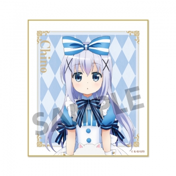 グッズ-色紙】ご注文はうさぎですか？ BLOOM 描き下ろしミニ色紙 チノ 