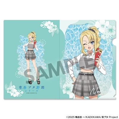 【グッズ-クリアファイル】青春ブタ野郎シリーズ 描き下ろしクリアファイル 豊浜のどか バカンス ver.