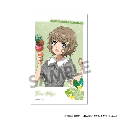 【グッズ-ステッカー】青春ブタ野郎シリーズ 描き下ろしインスタントフォト風ステッカー 古賀朋絵 バカンス ver.