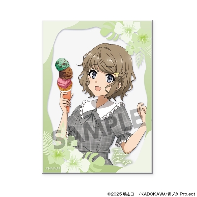 【グッズ-カード】青春ブタ野郎シリーズ 描き下ろしアクリルカード 古賀朋絵 バカンス ver.