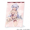 【グッズ-置きもの】よわよわ先生 ビジュアルアクリルプレート 鶸村ひより バレンタイン ver.の画像