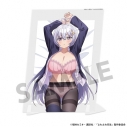 【グッズ-置きもの】よわよわ先生 描き下ろしビジュアルアクリルプレート 鶸村ひより Aの画像