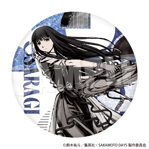 【グッズ-バッチ】SAKAMOTO DAYS BIGホロ缶バッジ《ネオ・ペインティング ver.》(大佛)【アニメイト先行販売】