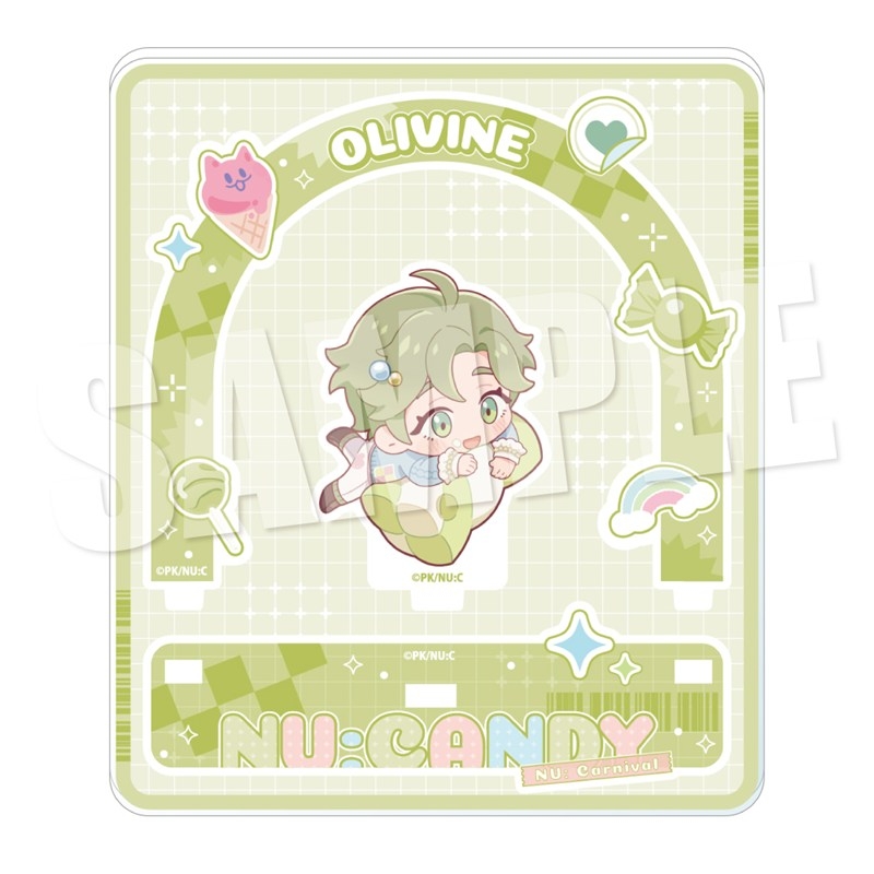 【グッズ-スタンドポップ】NU: カーニバル アクリルジオラマスタンド《キャンディーver.》(オリビン)【アニメイト限定】