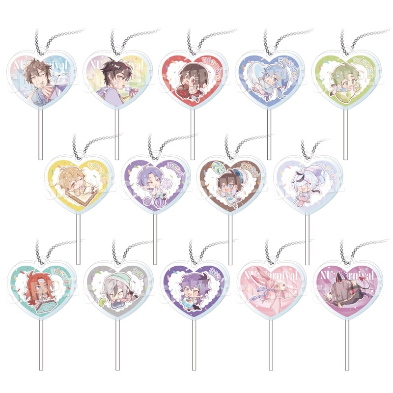 【グッズ-チャーム】NU: カーニバル トレーディングキャンディー型アクリルチャーム【アニメイト限定】