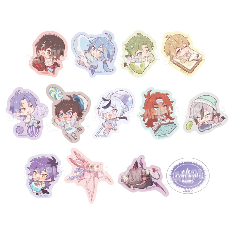 【グッズ-シール】NU: カーニバル フレークシール vol.5《キャンディーver.》【アニメイト限定】