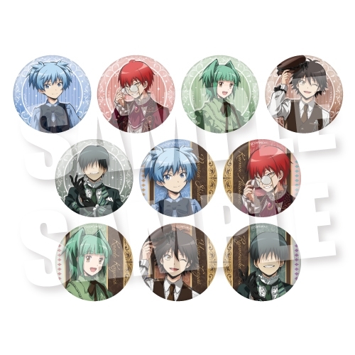 【グッズ-バッチ】アニメ『暗殺教室』 トレーディング缶バッジ《ロリィタファッションver.》【アニメイト先行販売】